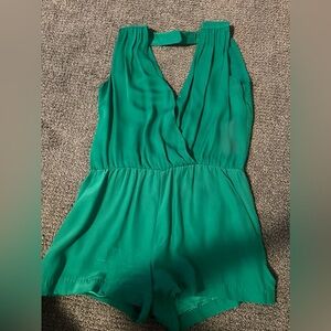 Parker Green Romper